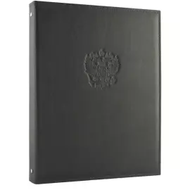 Папка для документов в кожаном переплете